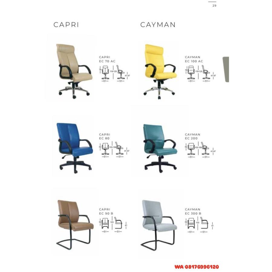 Kursi Kantor Chairman CAPRI EC 70 AC 80 90 B & CAYMAN EC 100 AC 200 300 B