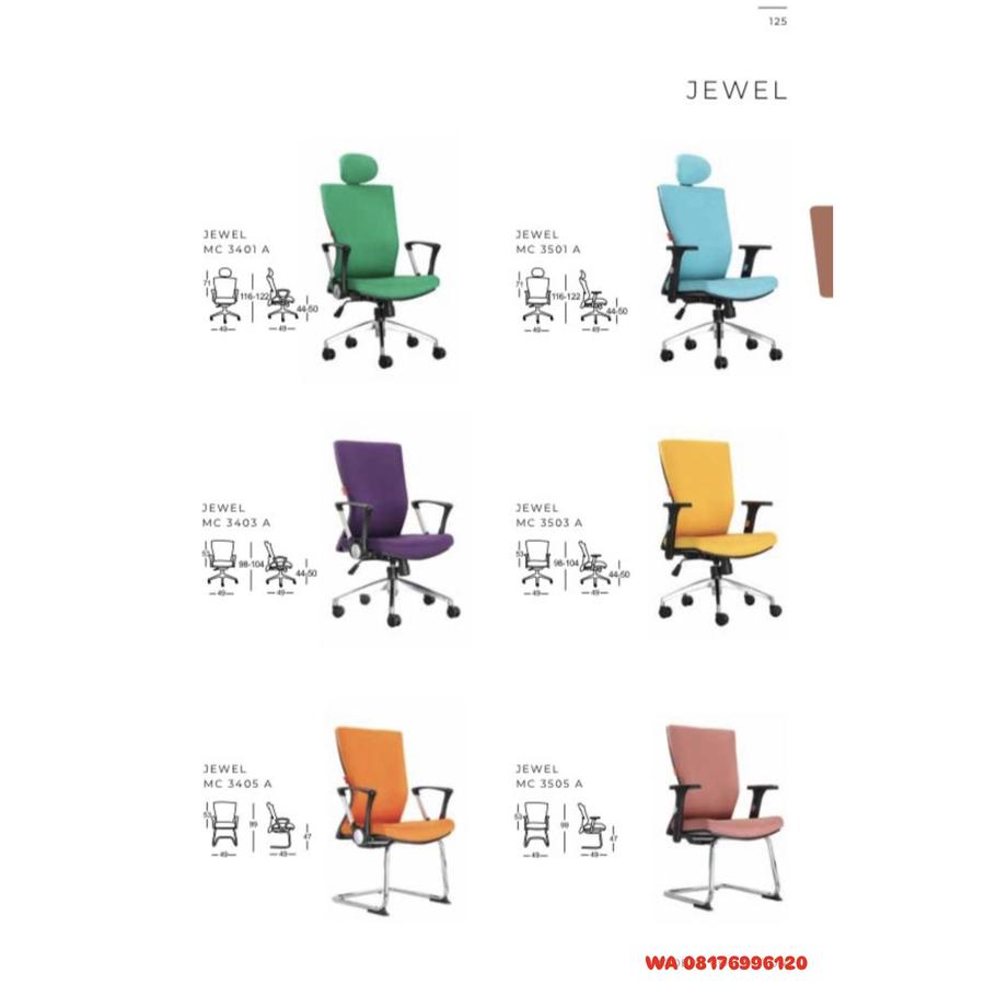 Kursi Kantor Chairman JEWEL MC 3401 A 3403 A 3405 A 3501 A 3503 A 3505 A