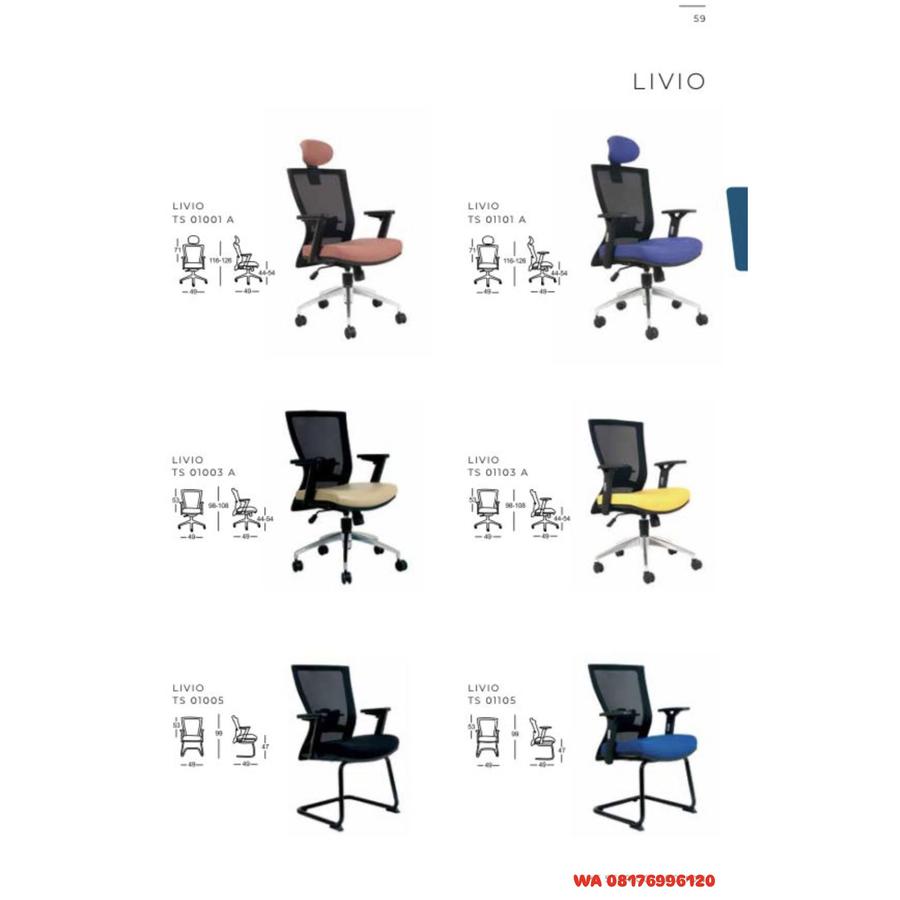 Kursi Kantor Chairman LIVIO TS 01001 A 01003 A 01005 01101 A 01103 A 01105