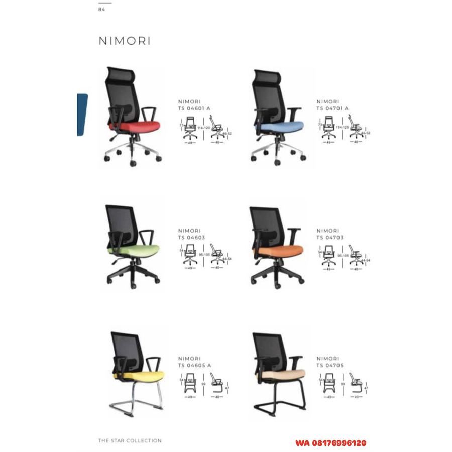 Kursi Kantor Chairman NIMORI TS 04601 A 04603 04605 A 04701 A 04703 04705