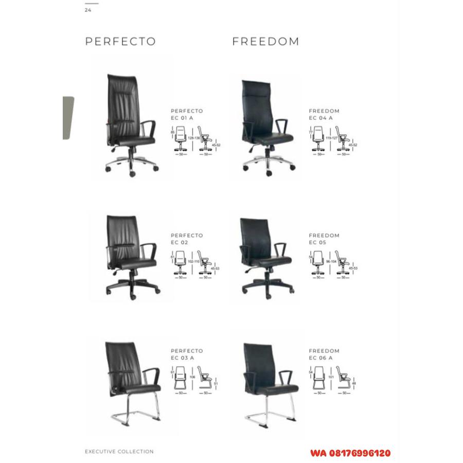 Kursi Kantor Chairman PERFECTO EC 01 A 02 03 A & FREEDOM EC 04 A 05 06 A