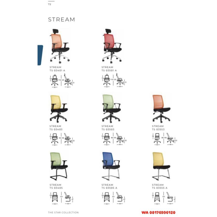 Kursi Kantor Chairman STREAM TS 03401 A 03403 03405 03501 A 03503 03505 A 03553 03555 A