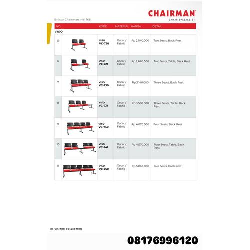 Kursi Kantor Chairman VISO VC 720 721 730 731 740 741 750