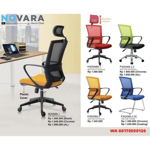 Kursi Kantor Donati Decco NOVARA 1 NOVARA 2 C NOVARA 2 NOVARA 3 VC