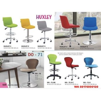 Kursi Kantor Donati HUXLEY 1 2 3 4 5 & DO – 71 72 G C GR