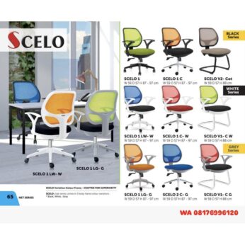 Kursi Kantor Donati SCELO 1 2 C LW- W C- W LG- G C- G V2- Cot V1- C W V1- C G