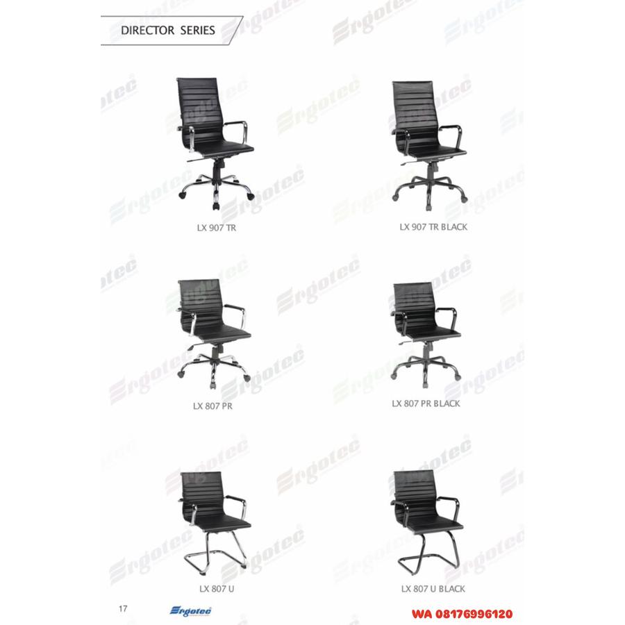 Kursi Kantor Ergotec LX 907 TR LX 907 TR BLACK LX 807 PR LX 807 PR BLACK LX 807 U LX 807 U BLACK