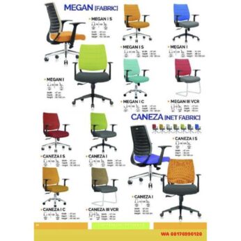 Kursi Kantor Ichiko MEGAN I I S I C III VCR & CANEZA I I S I C III VCR