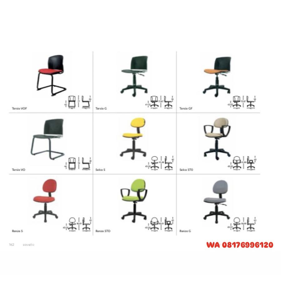 Kursi Kantor Savello Sekretaris Tersio V0F G GF V0, Selco S ST0, Renzo S ST0 G