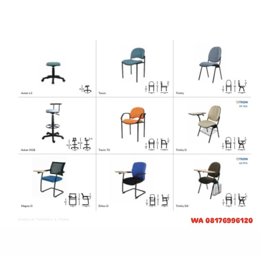 Kursi Kantor Savello Tunggu & Tamu Aston LS HGB, Travis T0, Trinity D DX, Magno D, Ethos D