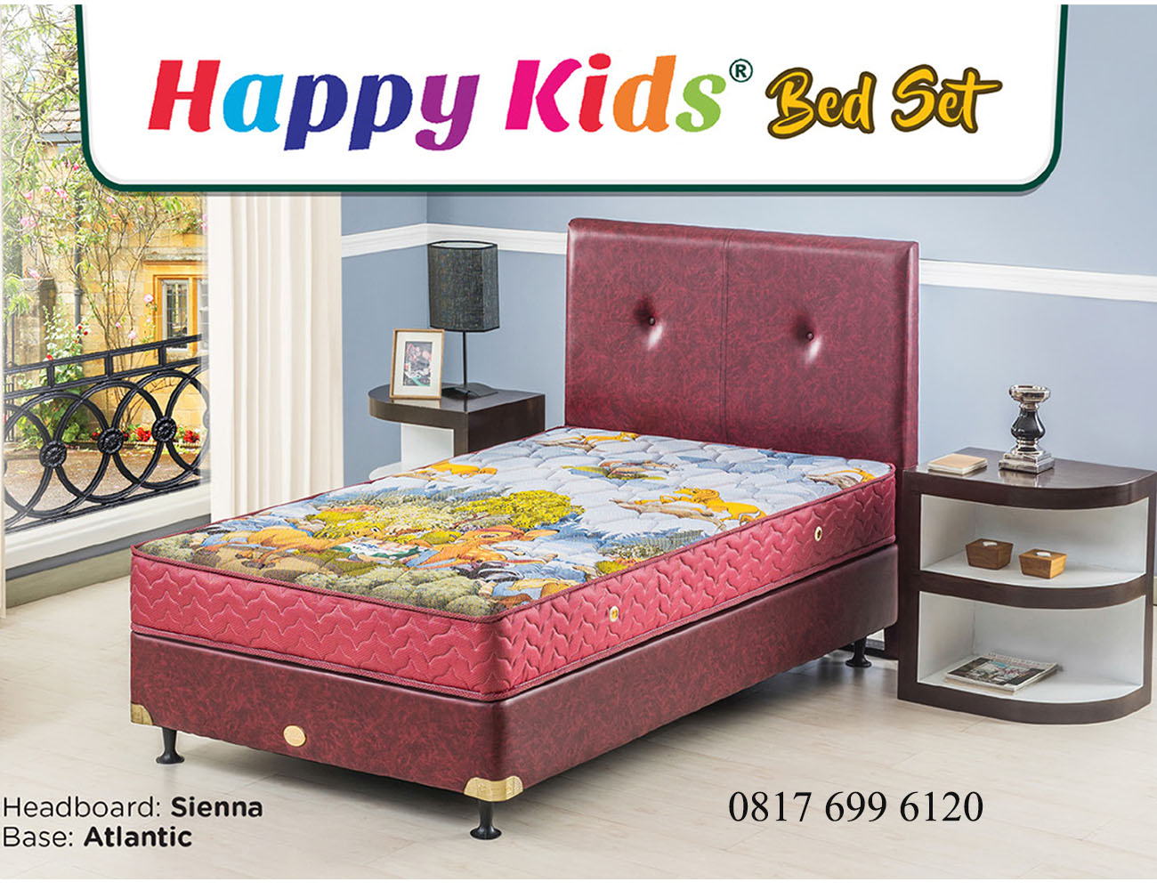 Springbed Guhdo Happy Kids 2019 Atlantic - Sienna