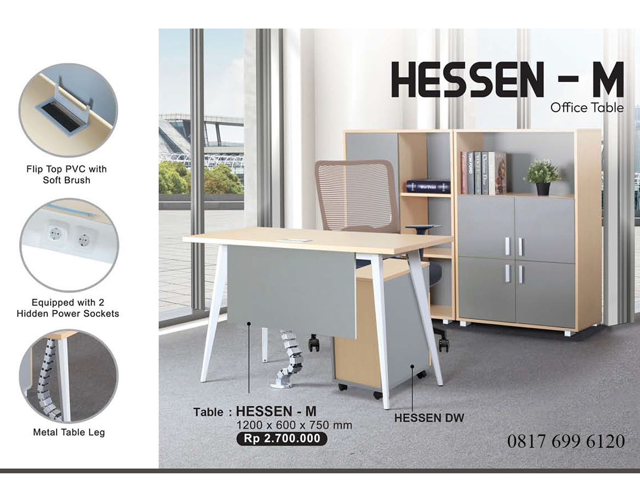 Meja Kantor Donati Ultimate Hessen M