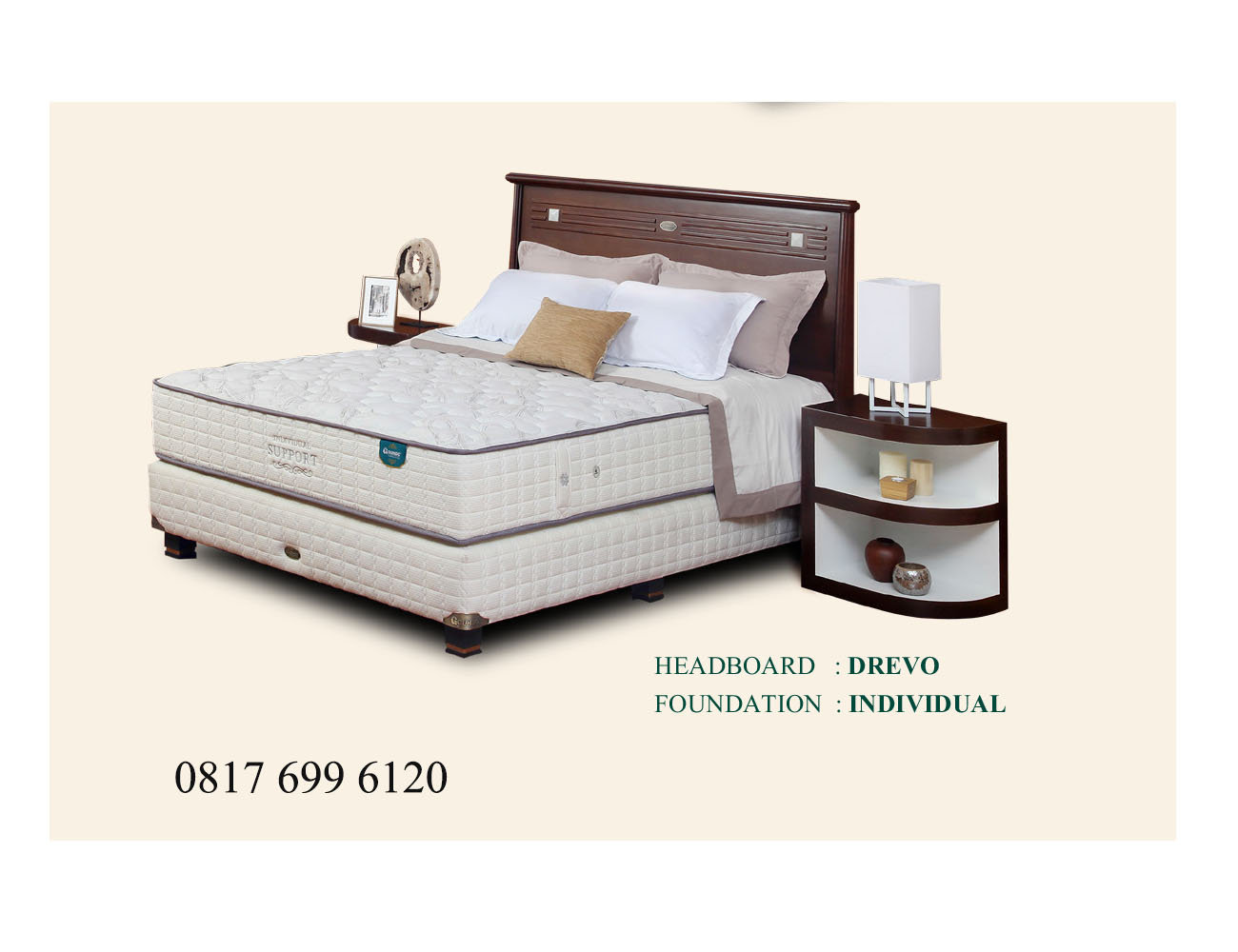 Springbed Guhdo Individual Support Individual Style - Drevo