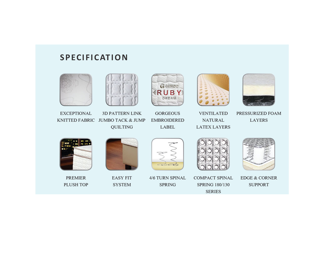 Springbed Guhdo 2 in 1 Ruby Dream - Virginian - Image 2