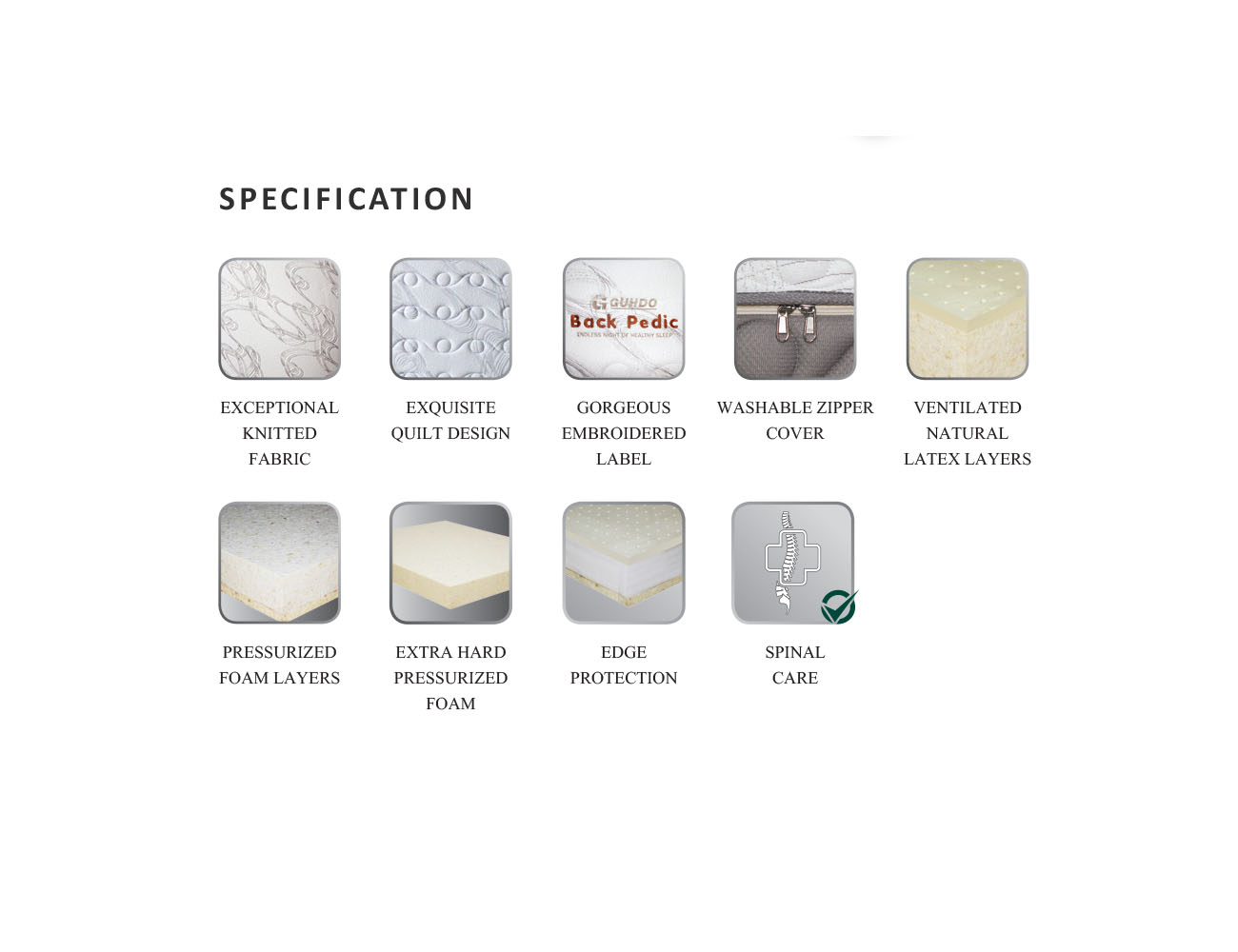 Springbed Guhdo Back Pedic Legacy Style - Legacy - Image 2