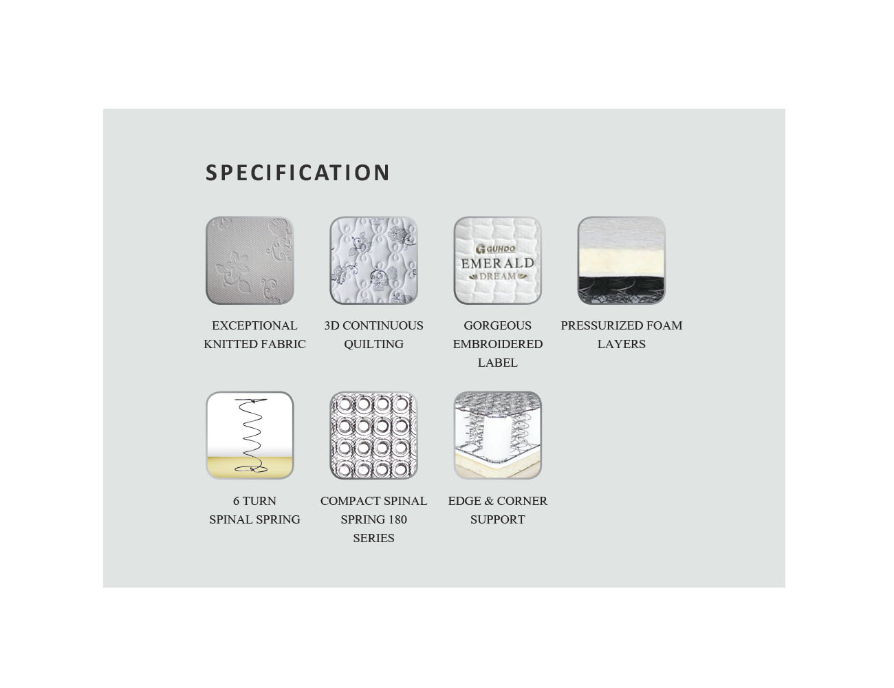 Springbed Guhdo Emerald Dream Executive - Medallion - Image 2