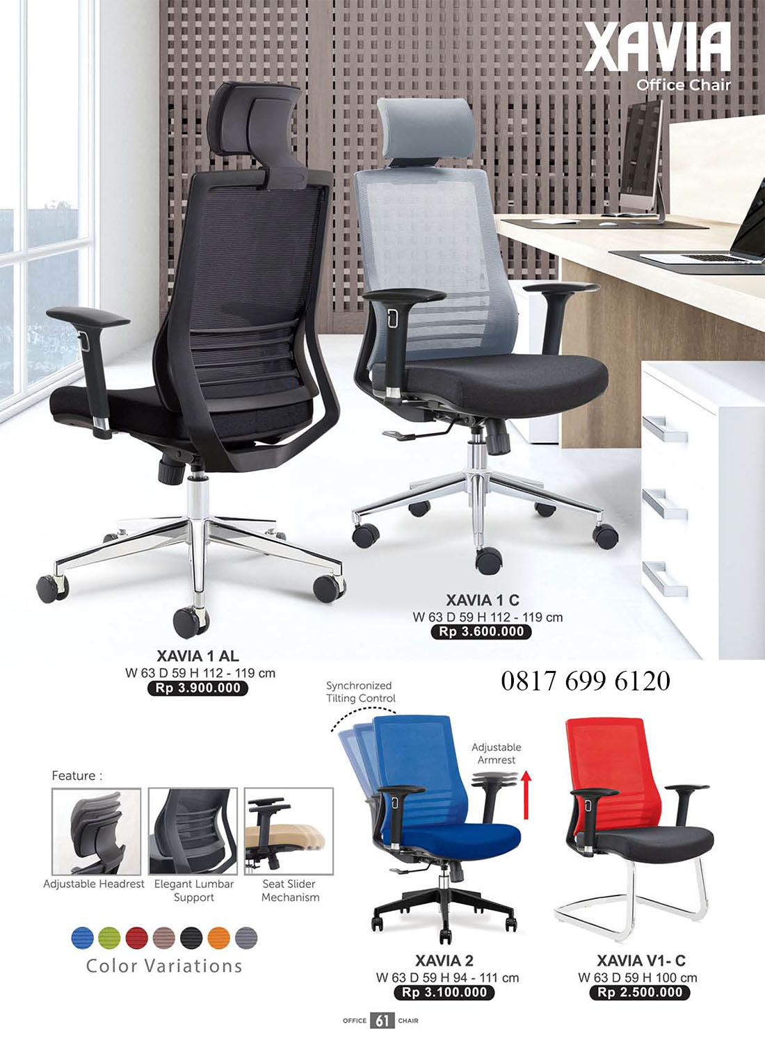 Kursi Kantor Donati Ultimate XAVIA